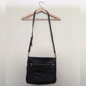 Fossil Women's Fiona Crossbody Black Leather Bag